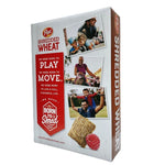 Post Shredded Wheat & Bran cereal box, 510g dry grocery product with shredded wheat and bran flakes in a natural cereal package.