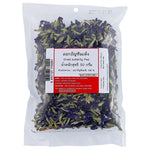 Makro dried butterfly pea flowers in a 50g package, vibrant blue petals for tea and culinary uses, from MAKRO dry grocery collection.
