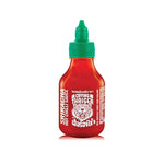Suree Crying Tiger Sriracha Chili Sauce 220g bottle, spicy Thai-style chili sauce in clear packaging for dry grocery use.