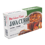 House Java Curry Sauce Medium Hot 1kg dry grocery package with the curry sauce in a sealed bag.