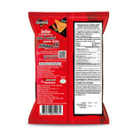 Doritos Spicy BBQ snacks in 72g bags, featuring bold barbecue flavor and spicy seasoning, stacked in a box of 22 packs.
