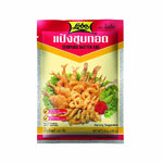 Lobo Selling The Whole Box Fried Flour 100g, dry grocery product with multiple packs in a box, branded LOBO.