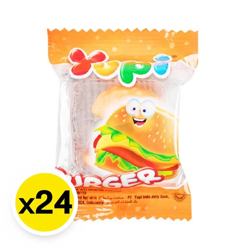 Colorful YUPI Gummy Fancy Mix candies in 7g packets, assorted gummy snacks for dry grocery and confectionery.