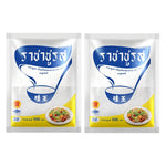 Spoon Vegan MSG 500g package, dry grocery product, featuring the spice in a clear plastic bag with label and branding.