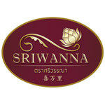 Sriwanna Gold Coconut Chips 40g in a clear package, showing crispy golden dried coconut slices for healthy snacking.