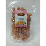 Thong Poon Golden Dried Longan in a 450g package, dried tropical fruit for snacks and cooking, from Thong Poon Dry Grocery.