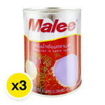 Canned Malee Rambutan in syrup, 20 cans, dry grocery product from MALEE with ripe rambutans visible in syrup.