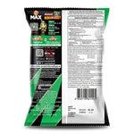 Lay's Max Nori Crunchy Potato Chips in 40g pack, stacked in a six-pack, featuring seaweed flavor and crispy texture.