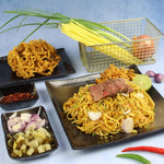 Dry Rabbit Brand Khao SOI noodles in a sealed package, suitable for Thai-style noodle dishes and Asian cuisine.