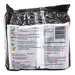 Indo Mie Mi Goreng Spicy Chicken instant noodles in 83g packs, shown in a group image with seasoning packets and noodles.