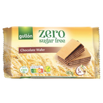 Gullon Sugar Free Chocolate Wafer, a crispy confectionery snack with chocolate layers and a wafer base.