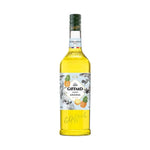 Giffard Mixology Pineapple 1L bottle, dry grocery product with bright yellow pineapple flavor label and clear glass bottle