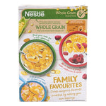 Nestle Corn Flakes cereal in a 275g box, dry grocery product, with crispy golden flakes in a bowl.