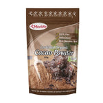 Morlife Organic Cacao Powder in a jar, used for healthy confectionery snacks and baking, with a rich, dark chocolate appearance.