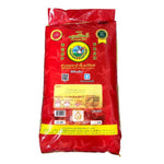 Mandarin Duck Jasmine Rice 15kg bag, dry grocery product with long-grain jasmine rice in a large package.