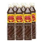 Maerien Fermented Fish Sauce 380ml bottles, traditional Asian condiment in clear glass bottles with labels, set of six.