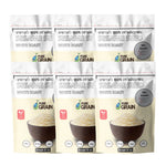 Pure Grain 100% instant roasted white sesame in 80g pack, dry grocery product with roasted sesame seeds in a clear bag