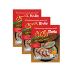 MAMA Mama Joke Cup Packet with Stewed Duck flavor, instant noodle dry grocery product, ready-to-prepare snack or meal.