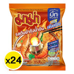 Mama Big Pack Instant Noodle Creamy Shrimp Tom Yum 95g x24, dry grocery pack featuring flavorful shrimp tom yum noodle cups.
