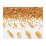 Dry Baronia Fettuccine Pasta 500g in a clear package, showcasing long, flat pasta noodles ideal for Italian dishes.