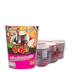 Mama Cup Instant Noodles Yentafo Tom Yum flavor, 60g x6 packs, dry grocery, with noodles, broth, and seasoning visible in the image.