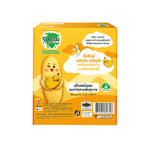 Dozo Best Bite crispy Japanese rice snack with banana flavor, 50g, in a colorful package, perfect for sweet snack cravings.