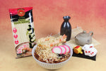 Dry Rabbit Brand Udon Noodles 400g package, showing the sealed noodle bundle in a clear plastic bag.