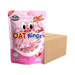 Nezline Oat Rings Strawberry flavor snack in a 60g package, featuring colorful oat rings coated with strawberry flavoring.