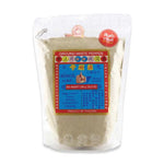 White pepper powder by NO.1 HAND BRAND in a 1kg package, shown as fine white powder in a dry grocery setting.