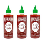 J-LEK Sriracha Chili Sauce bottle featuring spicy chili sauce in a 260g container, suitable for dry grocery use