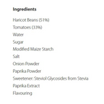 Sainsbury's reduced sugar and salt baked beans in a can, ready to serve as a healthy grocery option