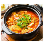 S&B Kimchi Marinade Sauce Mix with red chili pepper, dry grocery product, spicy Korean-style marinade for cooking and flavoring.
