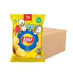 Lays Rock Salt snack pack, 69g x12, crispy potato chips with rock salt seasoning, in a colorful bag.