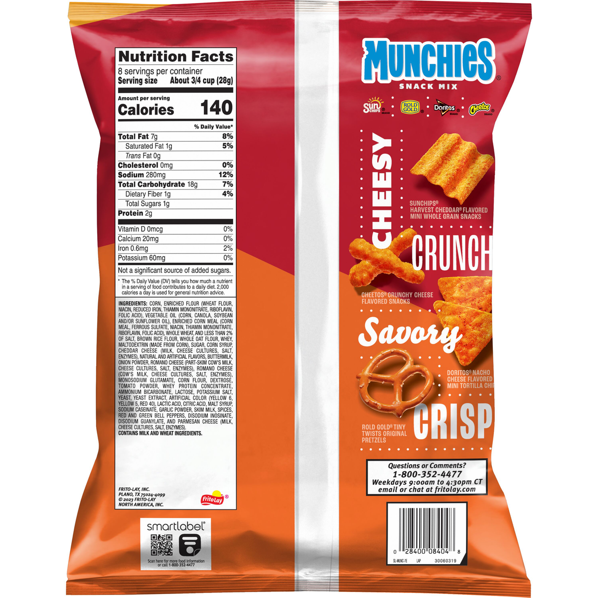 Cheetos Munchies Cheese Mix confectionery snacks with cheesy, crunchy snack pieces in a colorful mix.