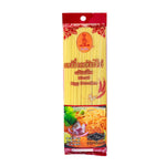 Hun Sen Small Egg Noodles in a clear package, ready for cooking, showcasing the authentic Asian grocery product.