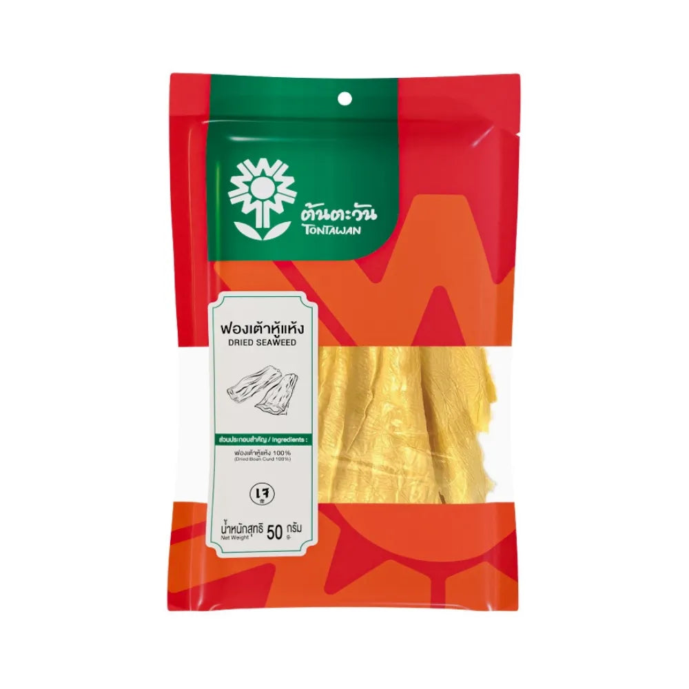 Dried bean curd from TONTAWAN, 50g package of Tontawan dried bean curd for dry grocery use