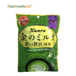 Kanro Matcha Milk Candy in 61g package, soft green confectionery with matcha and milk flavors, ideal for snacking.