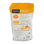 YUMMY Yummy Cheese Seasoning Powder 500g in a clear container, dry grocery product with yellow cheese flavor seasoning.