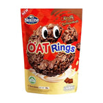 Nezline Oat Rings snack confectionery in a bowl, showing golden, crispy oat rings with a textured surface.
