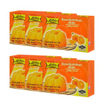 Lobo Instant Gelatin Jelly in orange scent, 110g, dry grocery product with bright orange jelly and packaging.