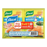 Knorr Chicken Flavor Seasoning Powder in a yellow 150g packet, shown in a box of six for dry grocery use.