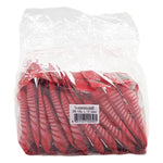 OLE Candy Strawberry flavored snack pack, 28g x12, dry grocery confectionery with bright, colorful strawberry candies in a clear bag.