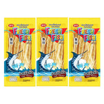 ARO Fish Snack Consentrante 80g pack, dry grocery snack with dried fish, shown in a colorful, resealable package.