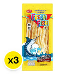 ARO Fish Snack Consentrante 80g pack of three, dry snack confectionery with colorful packaging and fish-shaped treats.