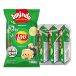 Lay's Classic Nori Seaweed snack packs, 75g x4, in colorful packaging, ideal for dry grocery and snack lovers.