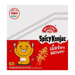Wei Loong Konjac Hot and Spicy snack in 400g package, dry grocery snack with spicy flavor and chewy texture.