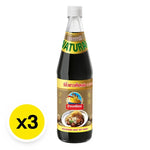 Nguan Chiang Mushroom Sauce 700g jar, natural color, label visible, stacked in a row, for use in Asian cooking.