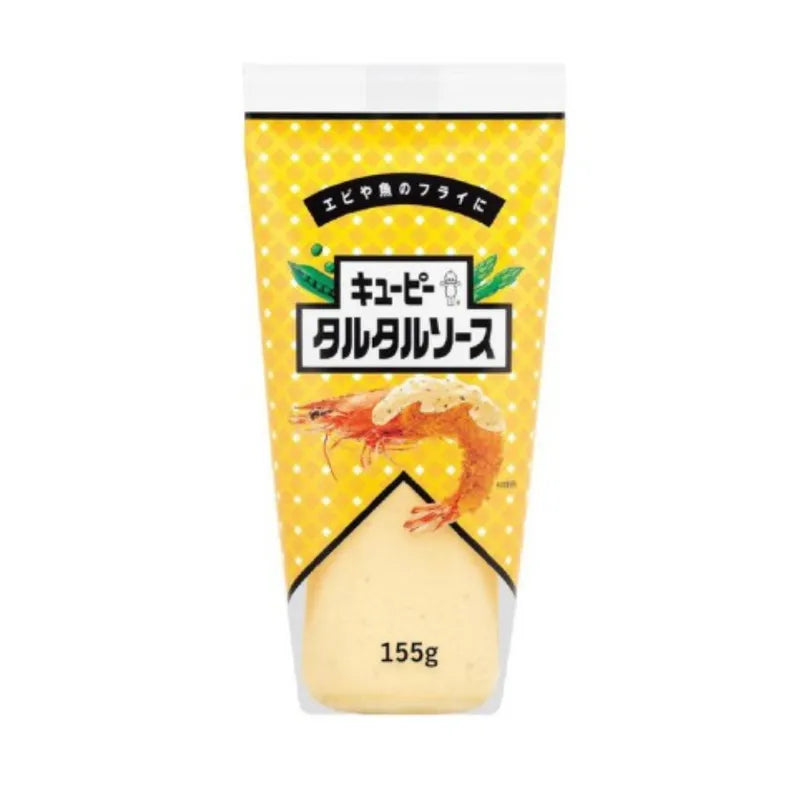 Kewpie TarTar Sauce 155g jar, a Japanese dry grocery product with creamy, flavorful sauce in a clear jar.