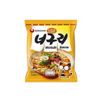 Nongshim Neoguri Udon Mild Seafood instant noodle pack with dry ingredients for Korean seafood-flavored udon soup.