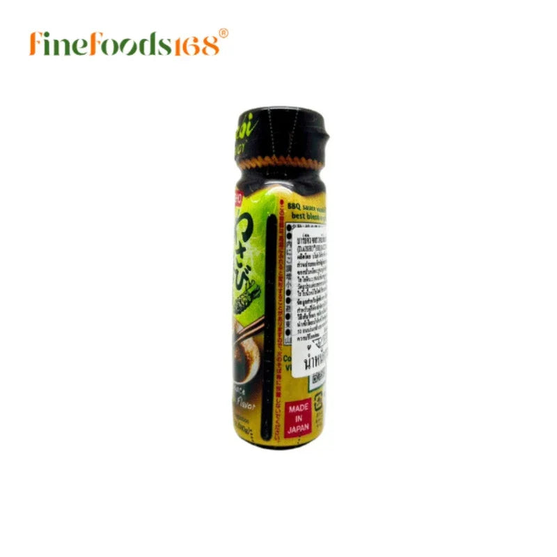 Daisho Wasabi Flavor BBQ Sauce bottle, dry grocery item from DAISHO with spicy wasabi taste, in a 10-ounce container.
